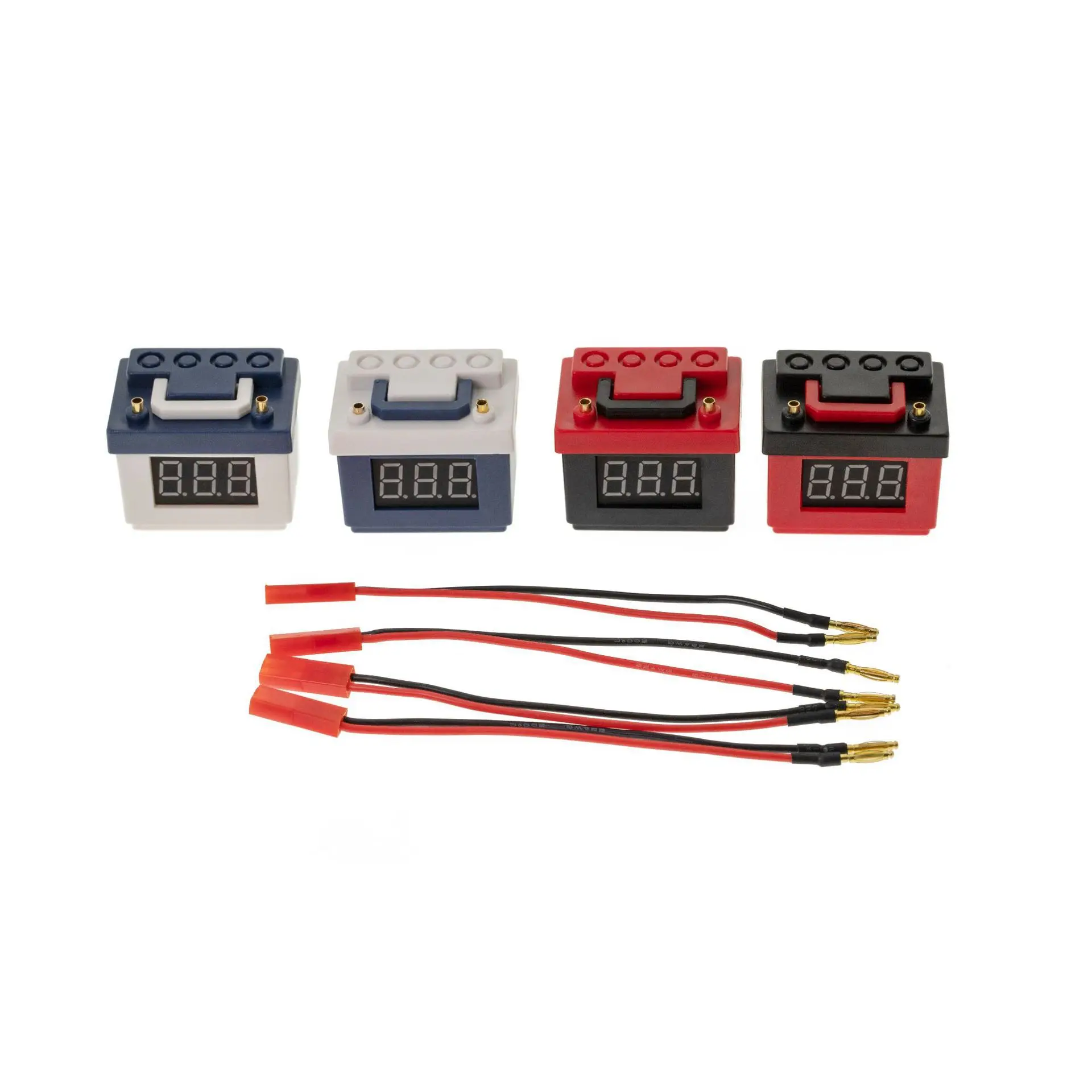 

RC Low Voltage Alarm Tester Analog Decorative Accessories Compatible with Traxxas TRX4 Axis Tamiya CC01 Redcat Gen7 1/10 RC Car