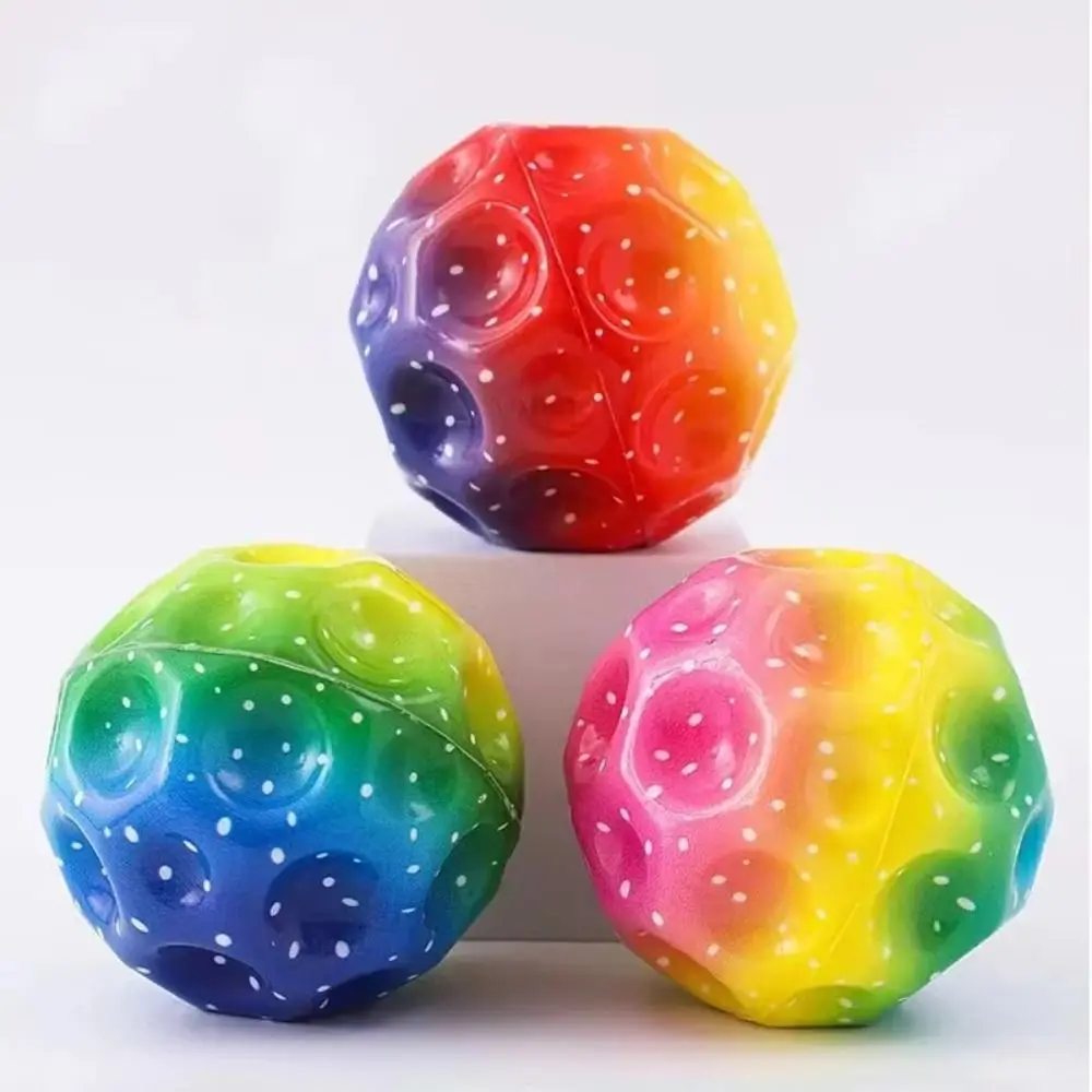 Bola de salto alta saltando bola de mão jogo luminoso retorno de pulso bola de borracha exercício mini bola elástica de pulso