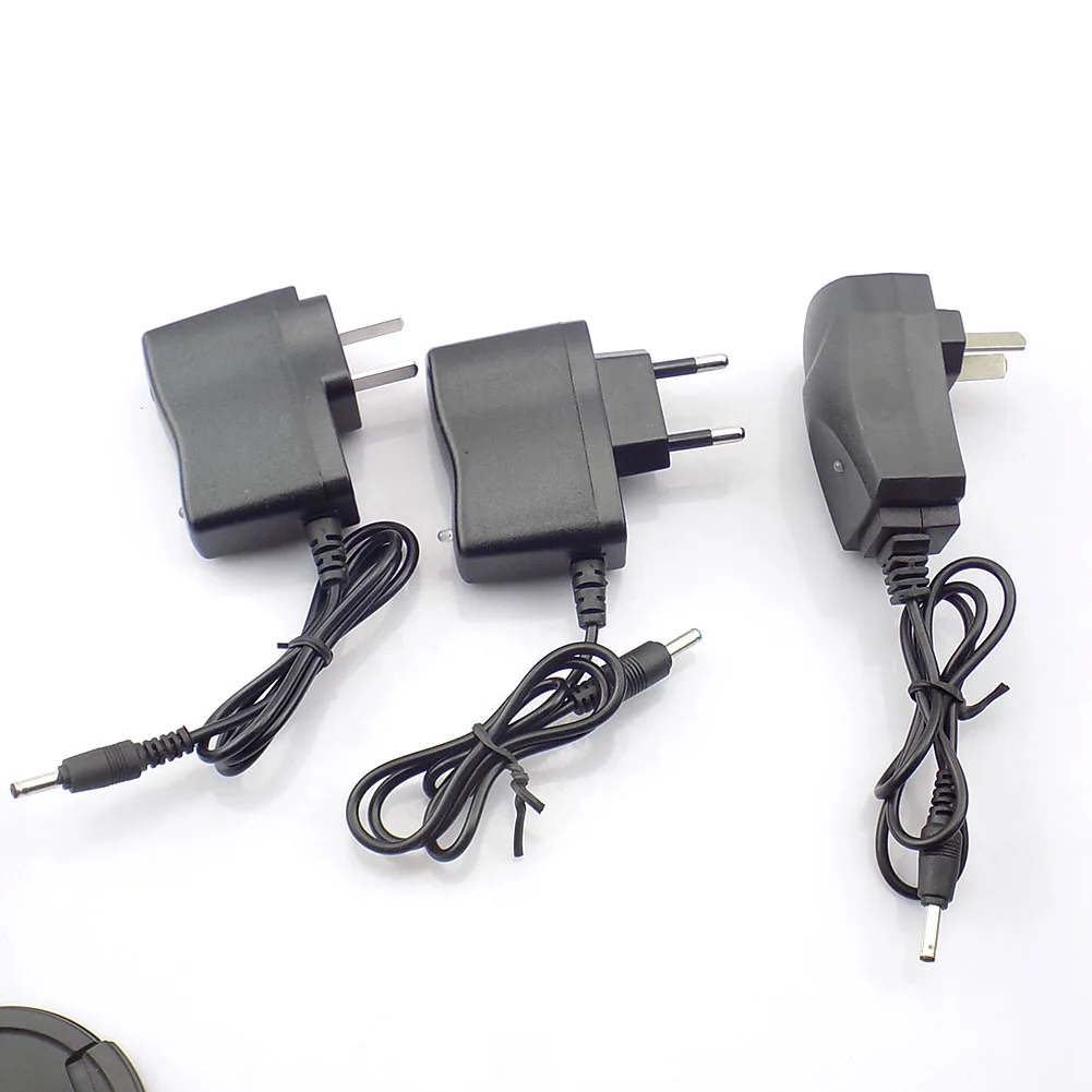 AC DC 4.2V 500MA 3.5mm home Wall EU US plug 18650 rechargeable battery travel Charger Power adapter for Flashlight flash torch