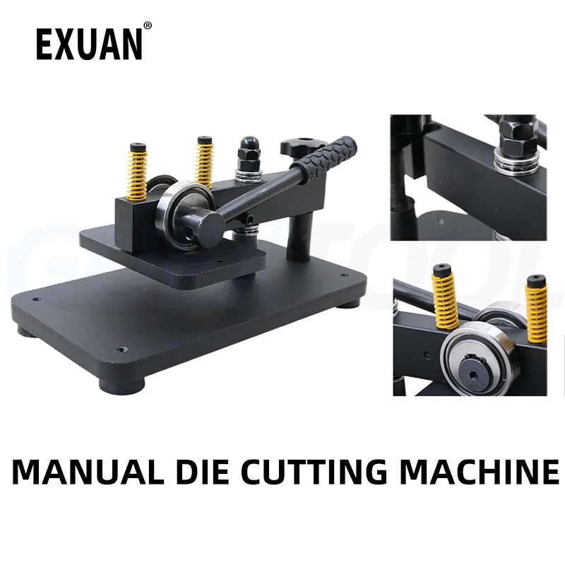 New Manual Die Cutting Machine Leather Cutter Cutting Templates Tools Metal Scrapbooking Die Dies For Card Making Rocker Machine