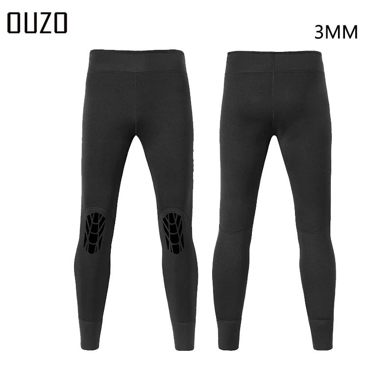 Men's 3mm Neoprene Wetsuit Pants Diving Swimming Surfing Snorkeling Trunks Water Sports Yoga Sweat Traning Fitness Leggings