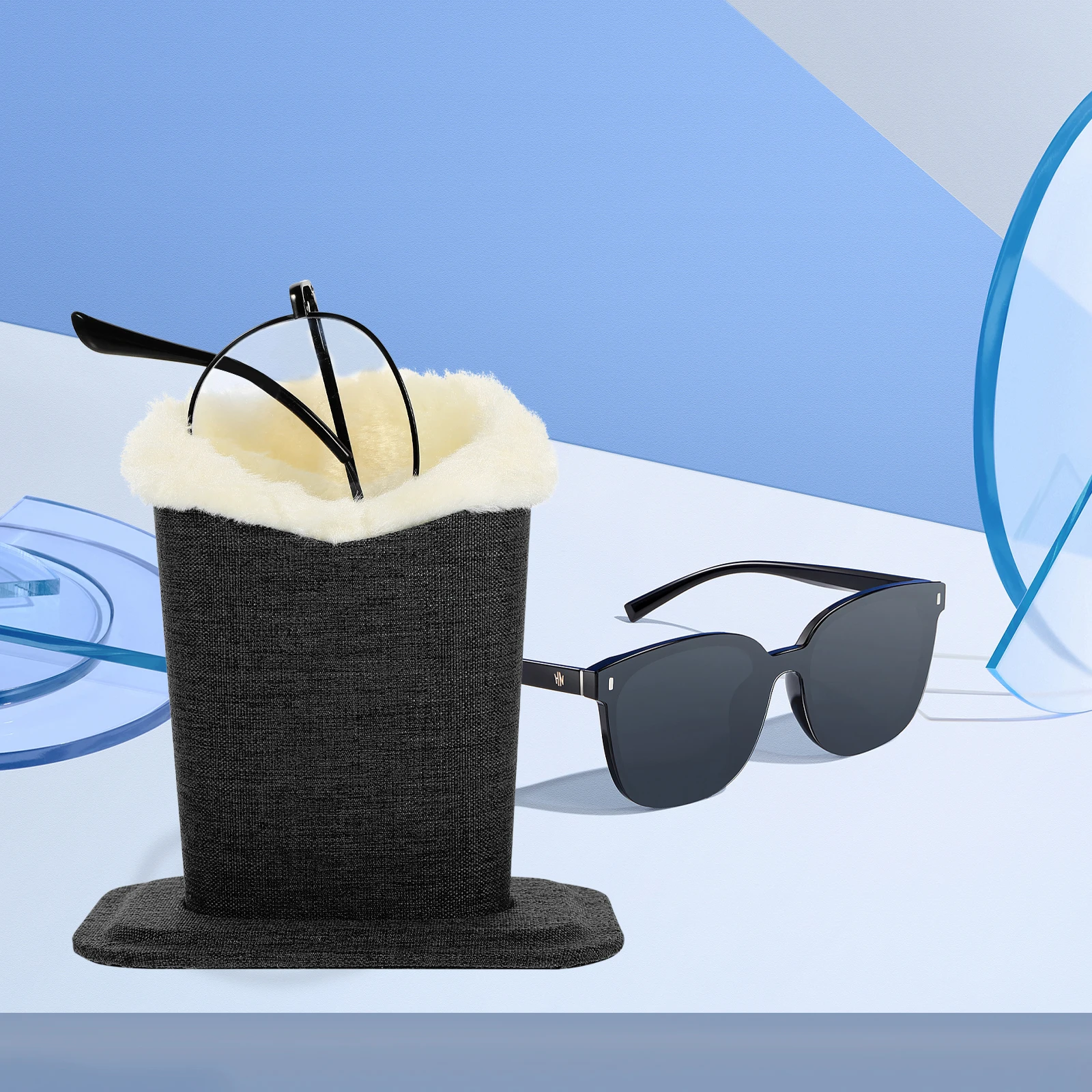 

Soft Eyeglasses Stand Display Case Sunglasses Storage Base Desktop Decorative Rack Durable Multipurpose Organizer For Jewelry
