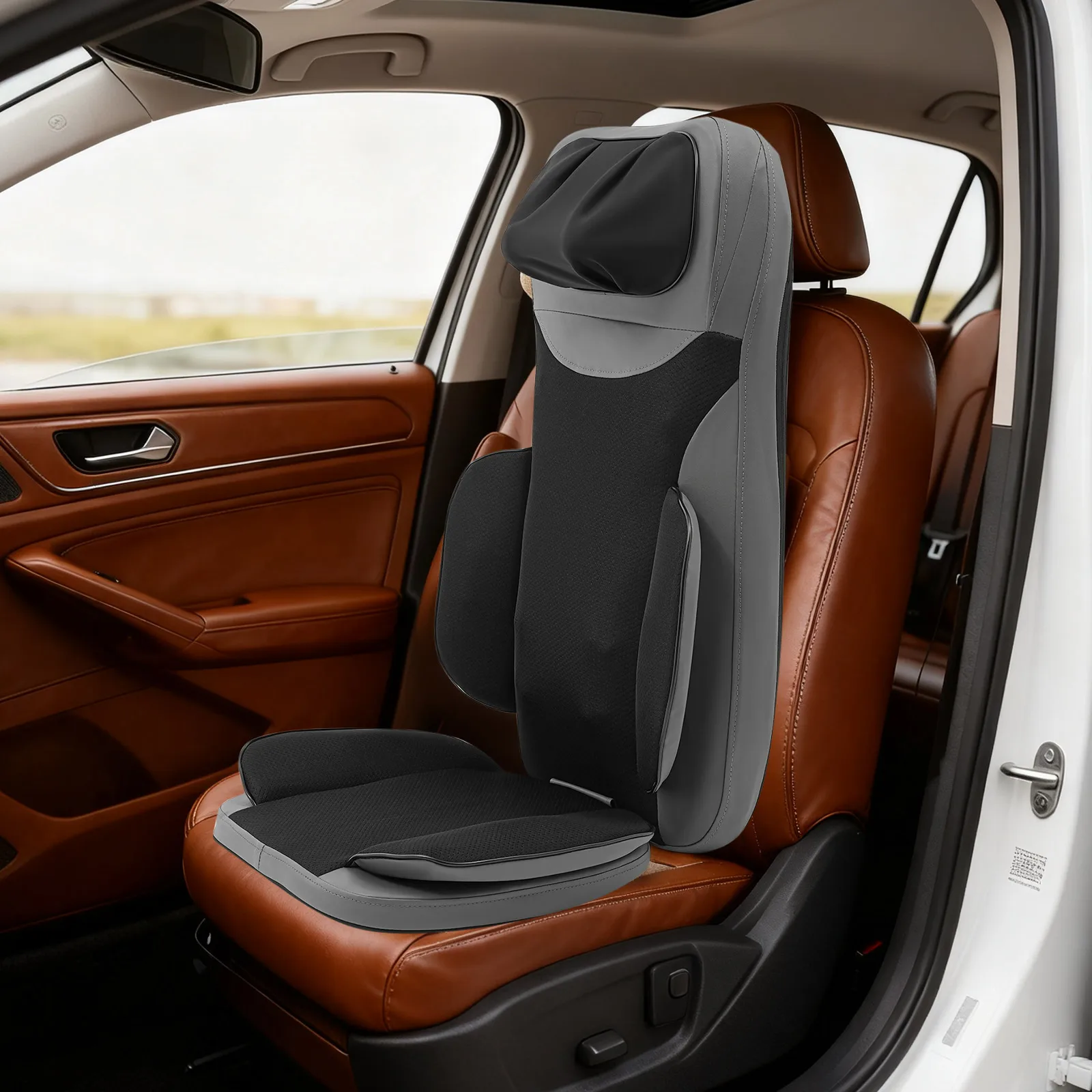 

Электрическая массажная подушка с функцией тепла, массажное кресло шиацу с подогревом, полная спинка шиацу и качения, для дома, офиса, автомобиля