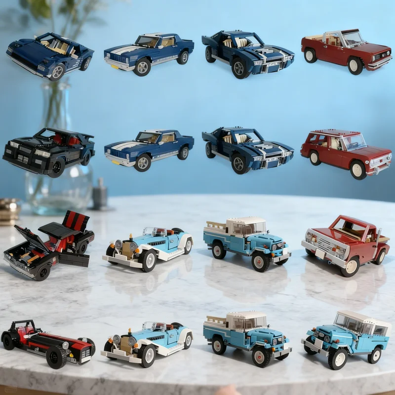 

6806pcs MOC 12 From 4 Set Creator Expert Model Building Blocks Construction Christmas Gifts Toy Creative DIY Idea Architecture