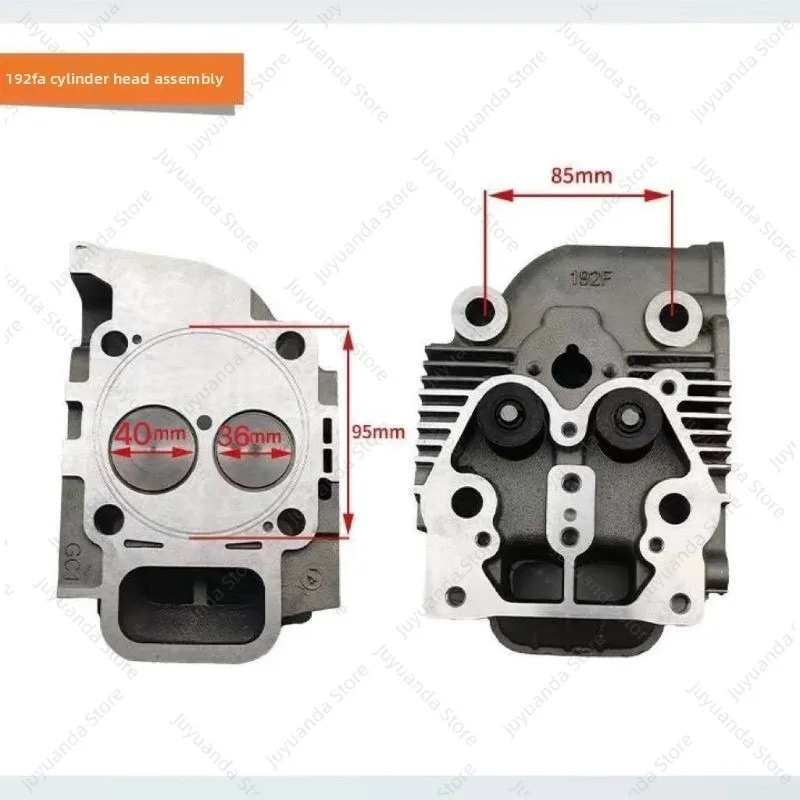 Cylinder Head, Air-cooled Diesel Engine Parts, Cylinder Head Assembly 170F178 186 188FB192
