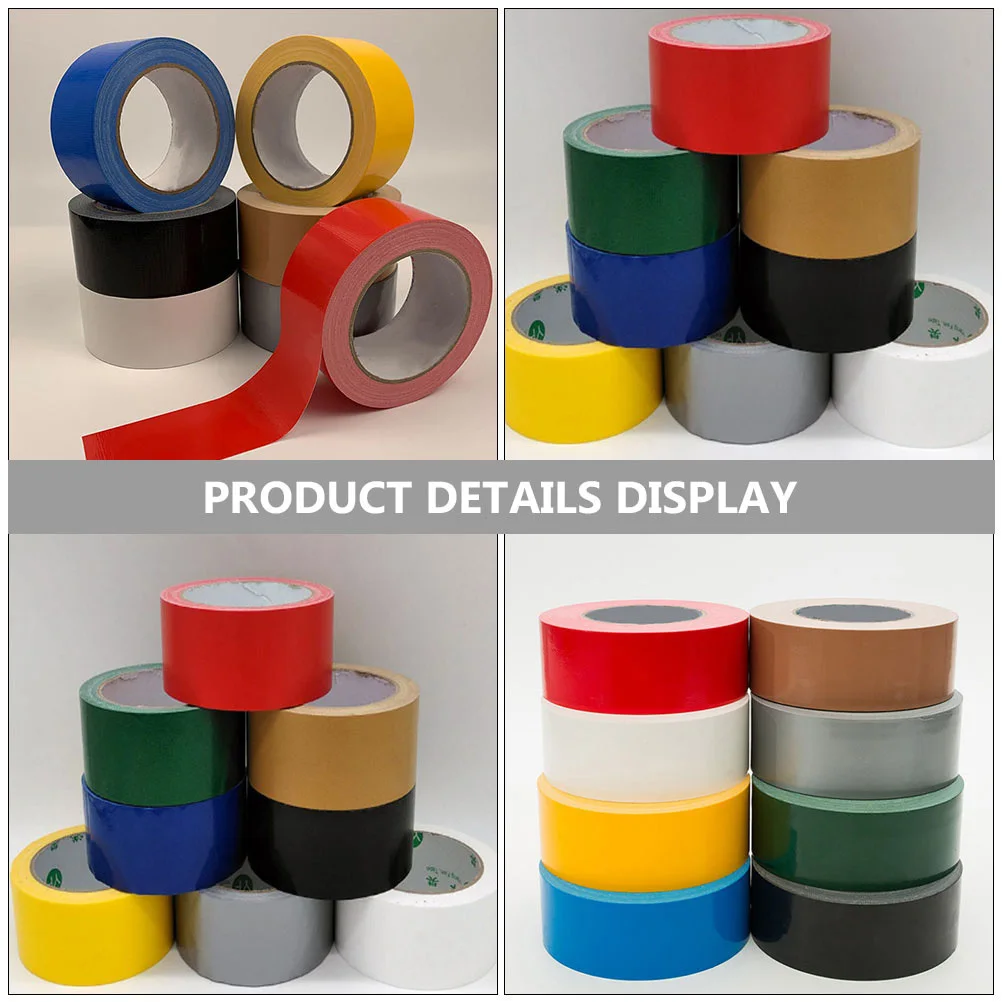 3 لفات شريط لاصق من القماش من جانب واحد مقاوم للماء لخياطة السجاد وختم إصلاح لتقوم بها بنفسك التعبئة والتغليف قناة الاستخدام الصناعي