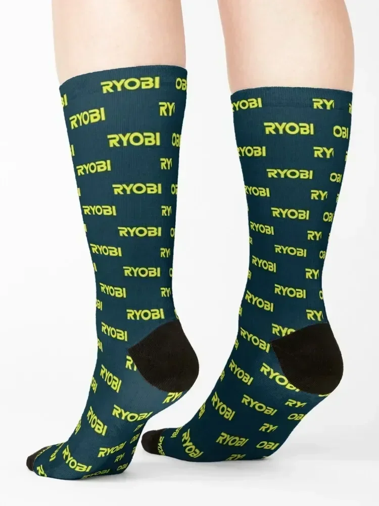POWER TOOLS-RYOBI LOGO Socks new year Toe sports japanese fashion christmas gifts Mens Socks Women's