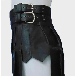 2025 New European And American Retro Renaissance Medieval Viking Belt Buckle Belt Apron Long Skirt