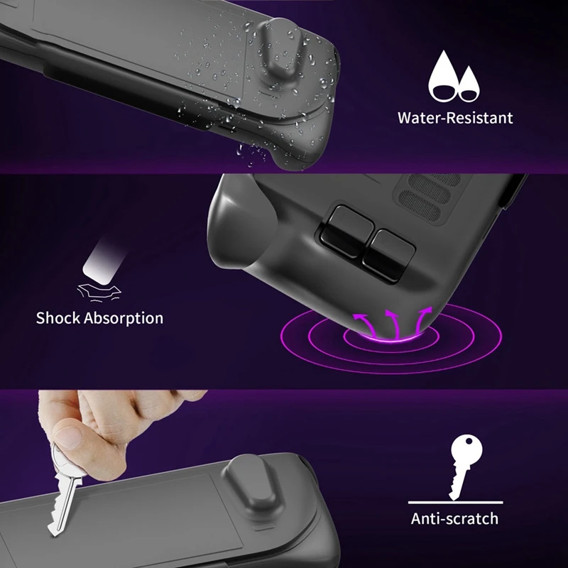 Cover Case Shell Case Protective Case For Steam Deck Console TPU JYS-SD012 For Steam Deck With Detachable Front Shell