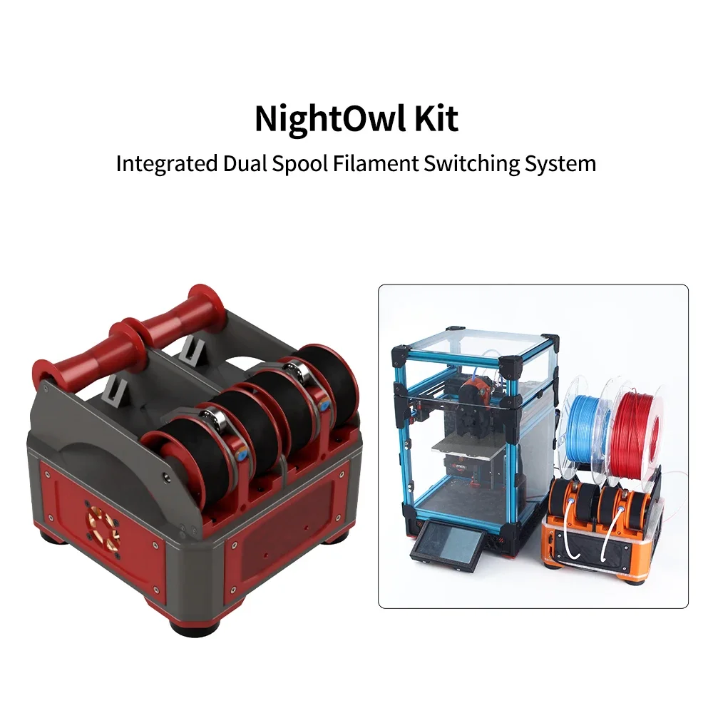 

Комплект высокого качества FYSETC NightOwl, встроенная система переключения двойной катушки накаливания, комплект деталей 3D-принтера для 3D-принтера Voron