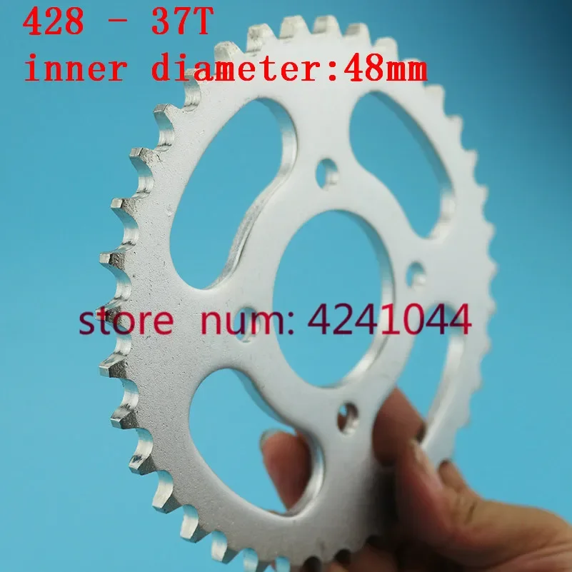 Gear wheel plate 420 428 37T tooth 48mm rear chain sprocket  for 90CC-160cc ATV quad Stomp pit dirt bike