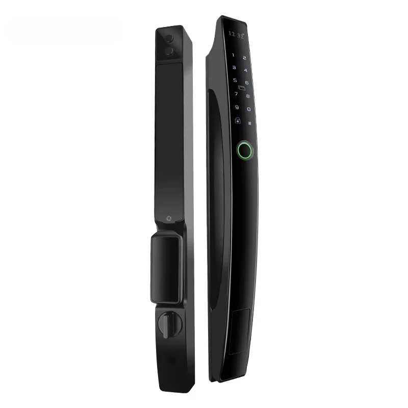 

Fingerprint Lock 35MM Narrow Bezel Cell Phone Tuya Aluminum Door Code Lock Automatic Smart Door Locks