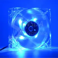 Silent 80mm PC Cooling Fan with LEDs #3