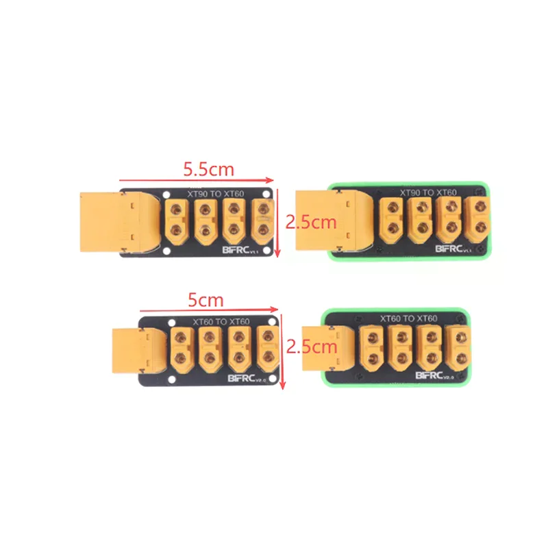 XT60/XT90 To 4 Channel Plug High Current Distribution Board Optional Base Shell For Robot RC Boat Submarine DIY Parts