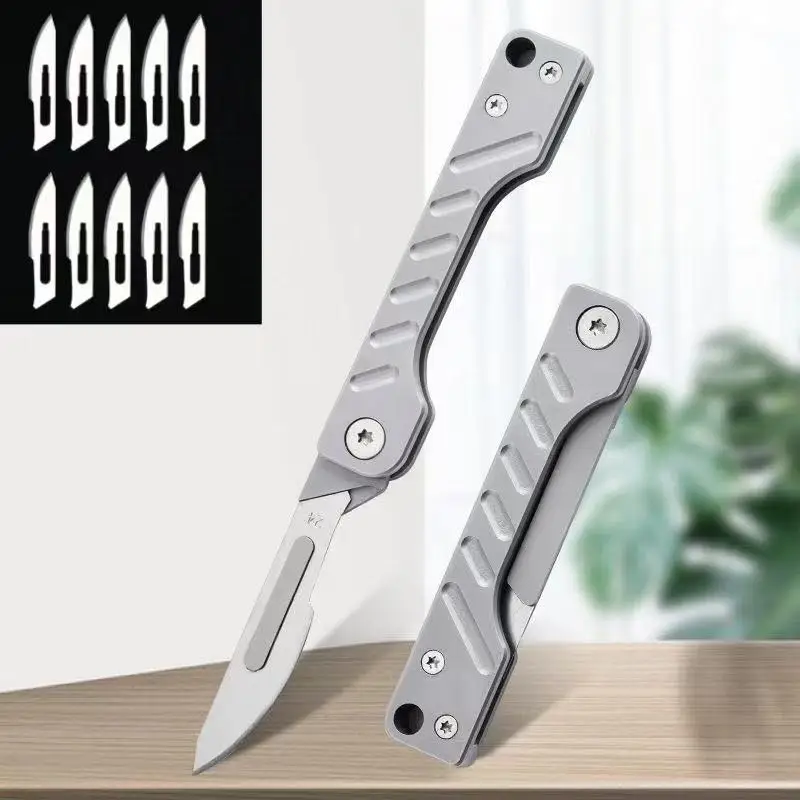 New EDC Art Knife Folding Knife Keychain Mini Portable Detachable Express Delivery Detachable Multi Functional Outdoor Knife