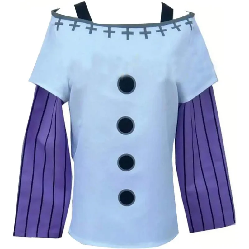 

Zizi 2025 Fulujiacos аниме женский фиолетовый Gowther косплей костюм футболка на заказ