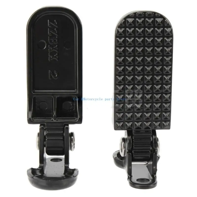 y9uc 1 زوج الأوتاد القابلة للطي قابلة للطي استبدال الدواسات الخلفية سكوتر كهربائي #3