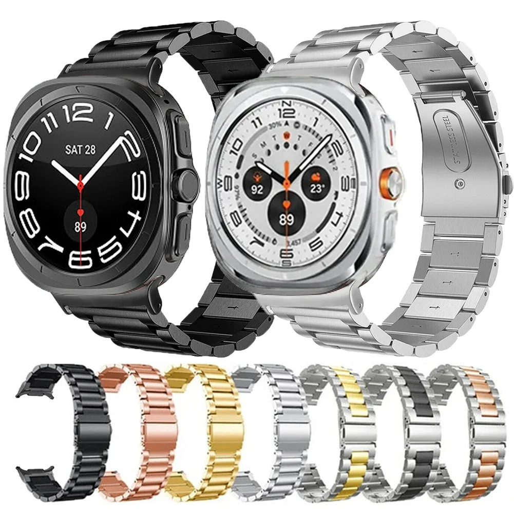 

Stainless Steel Strap For Samsung Galaxy Watch Ultra 47mm No Gaps Metal Band For SAMSUNG Galaxy Ultra 47 Luxury Bracelet Correa