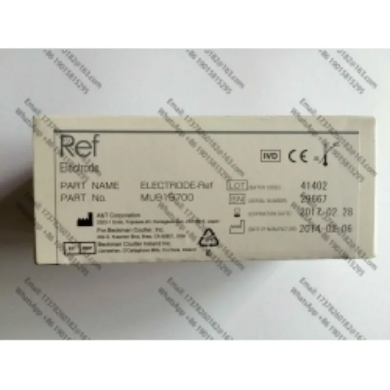 Electrodo Ref MU919700 para Beckman Coulter AU400e AU480 Au680 Au5800 Au400 Au600 AU640 AU2700 AU5400 (nuevo, original)