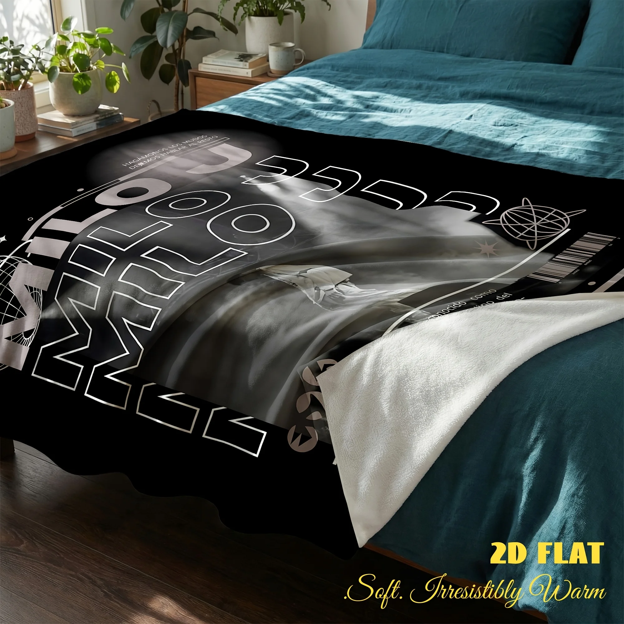 Customize 1pc Milo J Promotional Poster Throw Blanket, a Lightweight Sofa Cover, Perfect for a Delightful Spring Surprise on You