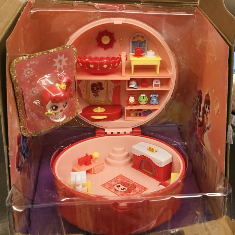 

Кукольный домик Catch Teenieping Mini Flower House, серия «Замок принцессы. Лед и снег», мультяшный, милый, оригинальный, в наличии, игрушка для детей, подарок на день рождения