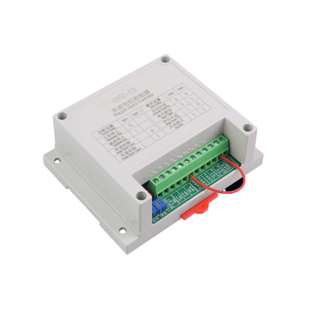 

DKC-1B Single-axis Stepper Motor Controller Forward and Reverse Motor Governor Speed Regulator Dual-speed PWM Pulse Generator