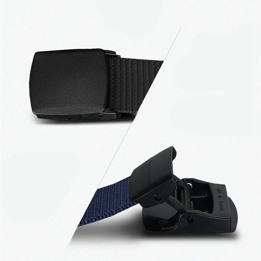 

Canvas Belt Matte Surface Buckle Mens Casual Belts for Automatic Military Style
