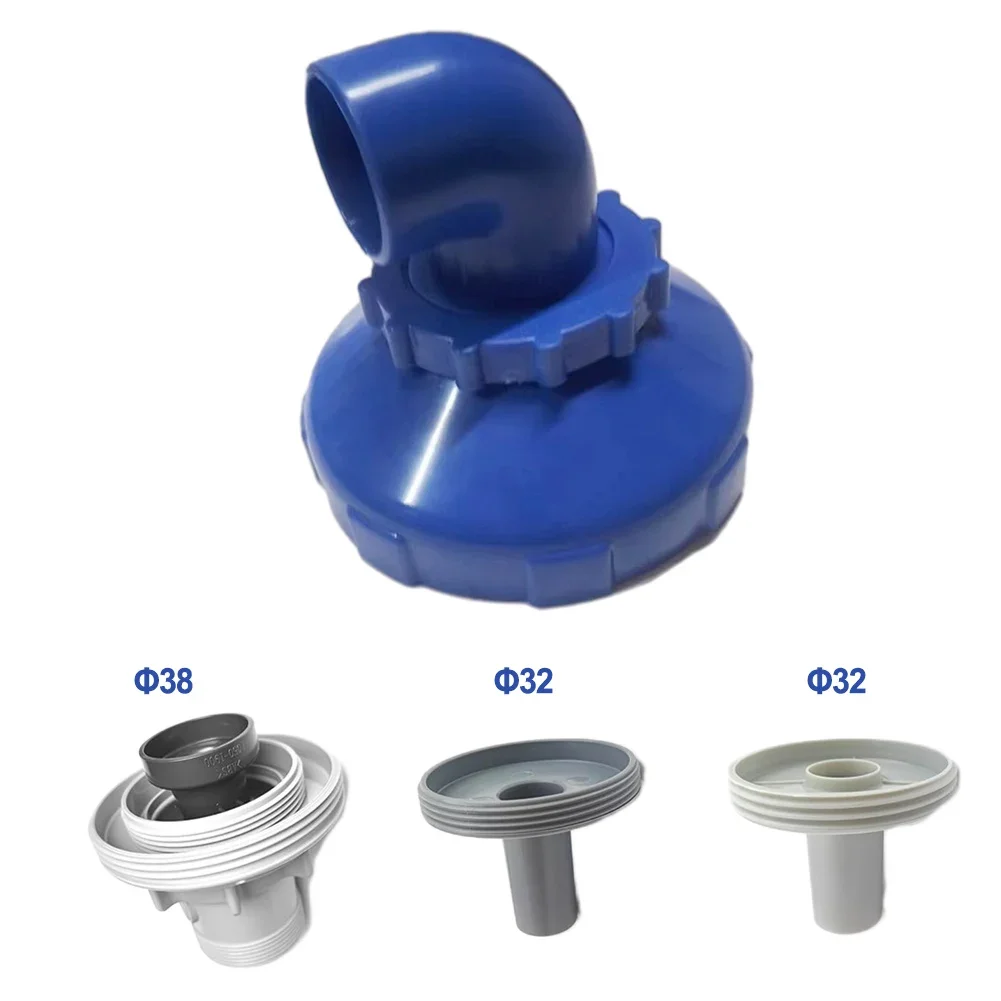 1pc Pool Inlet Nozzle 360 Degree Rotatable For Intex Outlet Airstone Accessory Blue Garden Outdoor Pool Accessory Plastic Nozzle