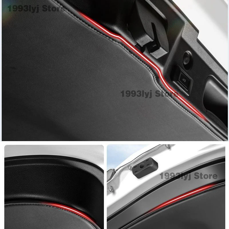 Car Tail Door Protective Sticker For BYD Seagull 2022 2023 2024 Car Rear Trunk Protective Anti-kick Pad Interior Accessories