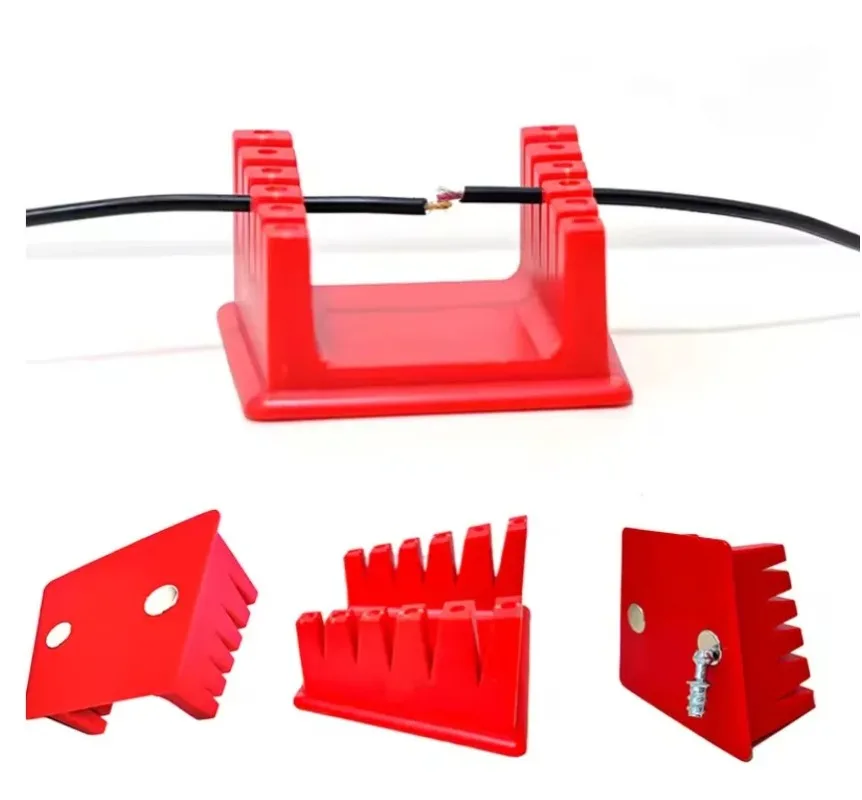 ABS Welding Wire Fixture Soldering Wire Holder Cable Clamp Holder for 30AWG-12AWG Wire Welding Bench with 5 Gears