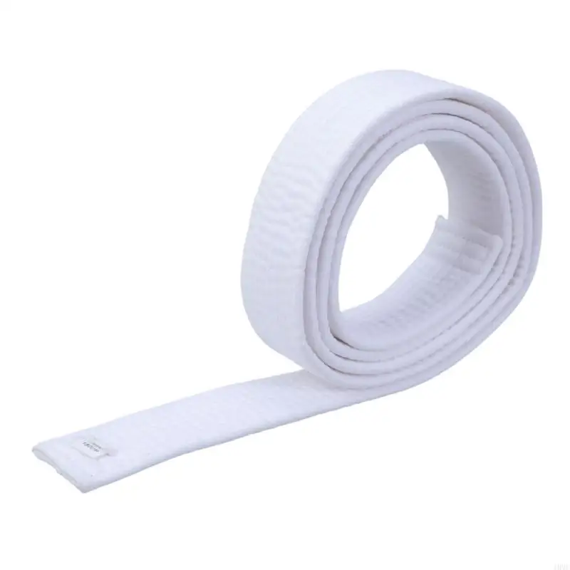 Cintura d'arte marziale per bambini lunghezza 180 Cintura judo cinghia bianca morbida lunghe cintura taekwondo cintura