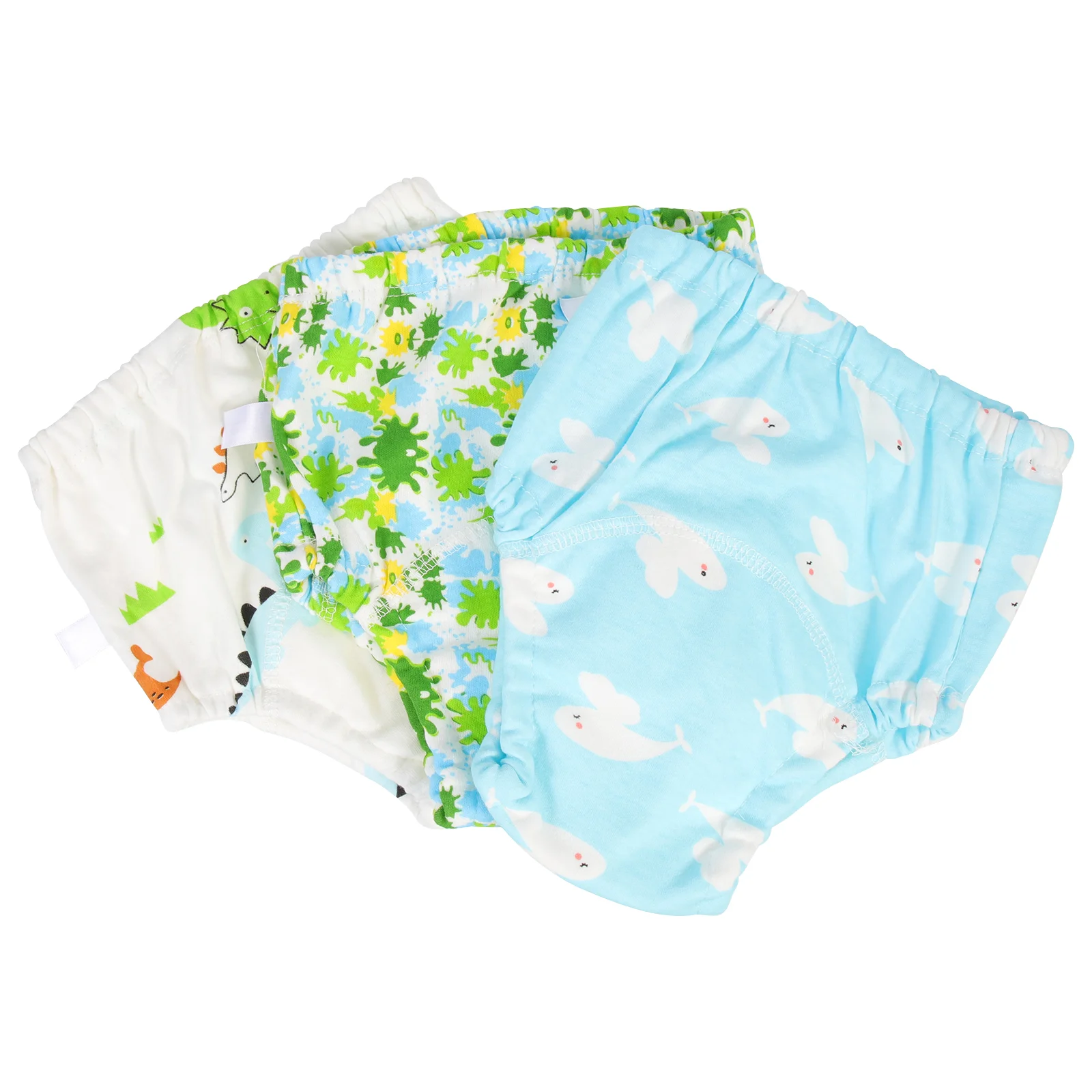 

3 Pcs Swimming Diaper Pants Baby Diapers Toddler Infant Cotton Tpu Waterproof Layer Reusable 2t