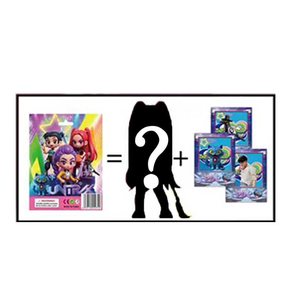 Juego de figuras de acción de caja ciega de cazadores de demonios Kpop, Derpy Tiger Rumi Mira Zoey Sussy, muñecos coleccionables, regalo para seguidores, 10 Uds.