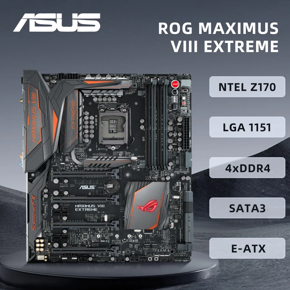 

ASUS ROG MAXIMUS VIII RANGER Motherboard with Intel Z170 Chipset LGA1151 Socket Supports Core i7/i5/i3/Pentium/Celeron 7700 7100