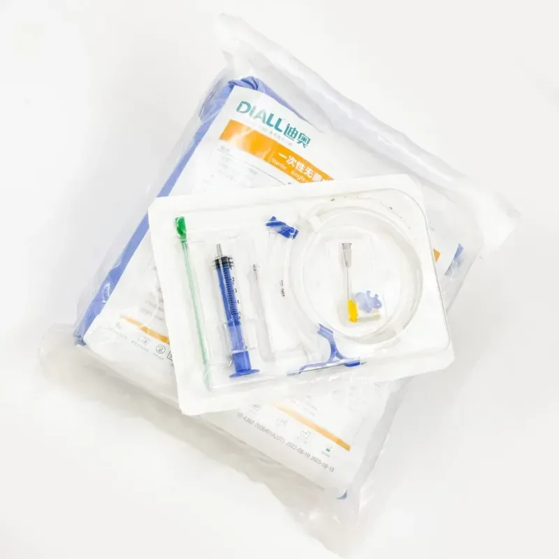 Hot Sell Triple Lumen Central Set Disposable 7Fr-15cm EOS Sterilized CVC CVP Kit DIALL Brand
