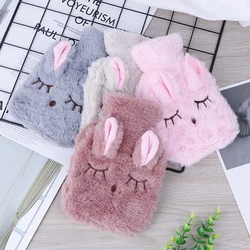 Cute PVC Relief Stress Pain Hot Water Bottle Bag Soft Reusable Hand Warmer