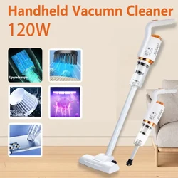 120W Electric Handheld Wireless Vacuum Cleaner USB Rechargeable Strong Suction Water Sweeper 2 in 1 Large Suction Vacuum Cleaner