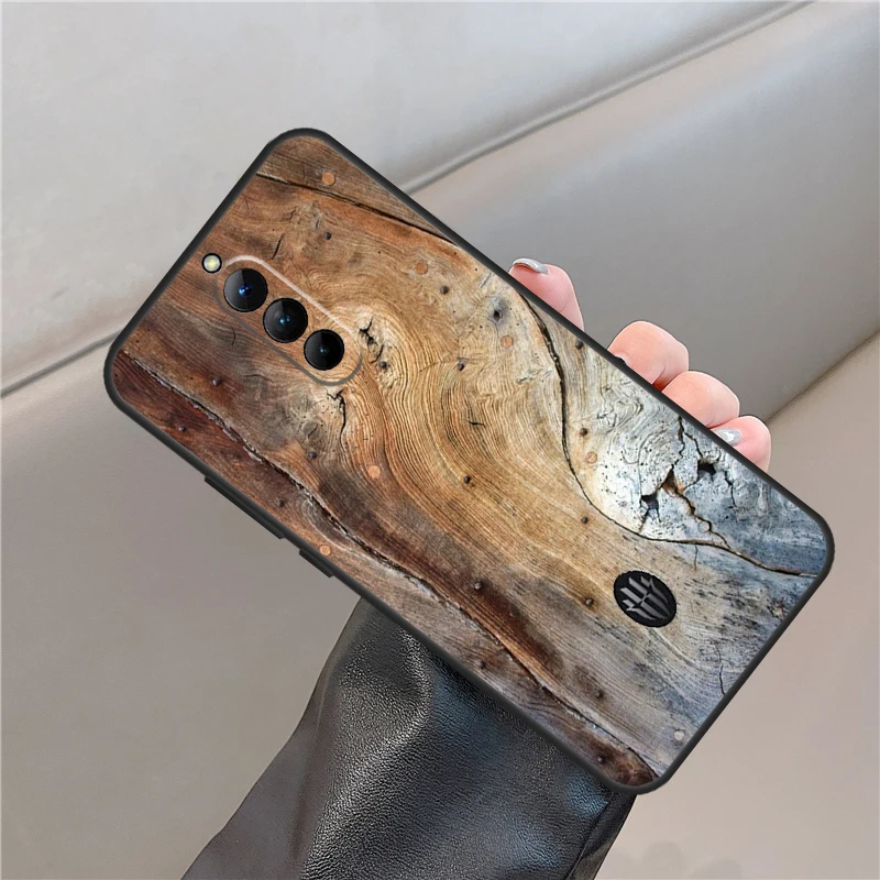 Oak Wood Texture Pattern Case For ZTE Nubia Red Magic 10 Air 5G 7 6S 7S Pro RedMagic 10 9 8 8S 9S 10S Pro Plus Cover - view 2