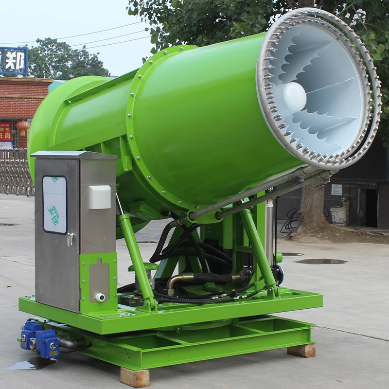 Equipamento de limpeza fornecido pulverizador de água aço carbono mesquita verão tempo quente spray resfriamento usado caixa nevoeiro canhão máquina
