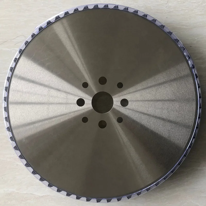 Solid Metal 460mm Cutting Blade Industrial Grade Cermet Cold Saw OEM Customized White Finish Laser Welded and Hot Pressed