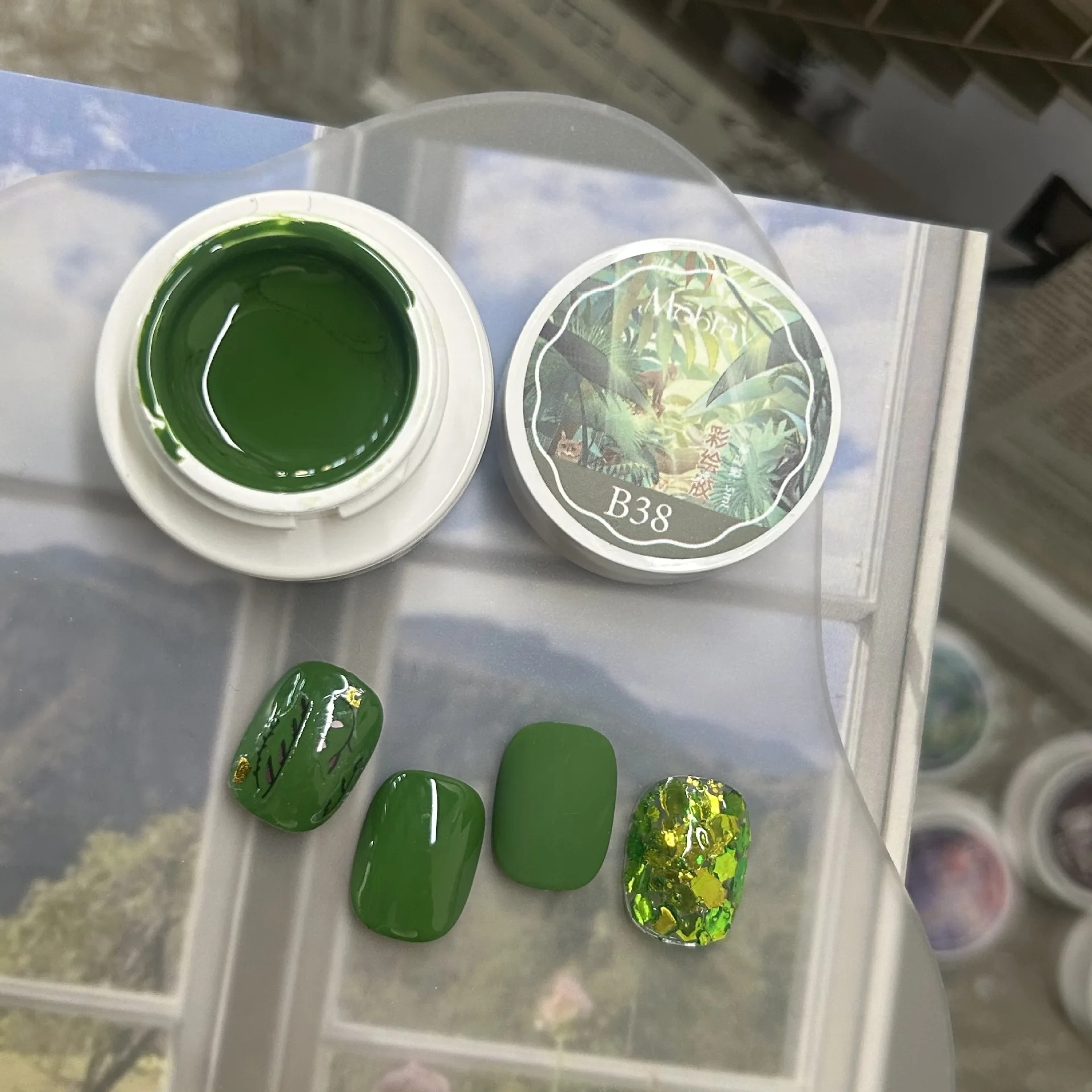 กาวสีดินสออกสีทึบทรงกระป๋องกาวทาเล็บแบบ2024กาวสำหรับพืชวาดสีใหม่