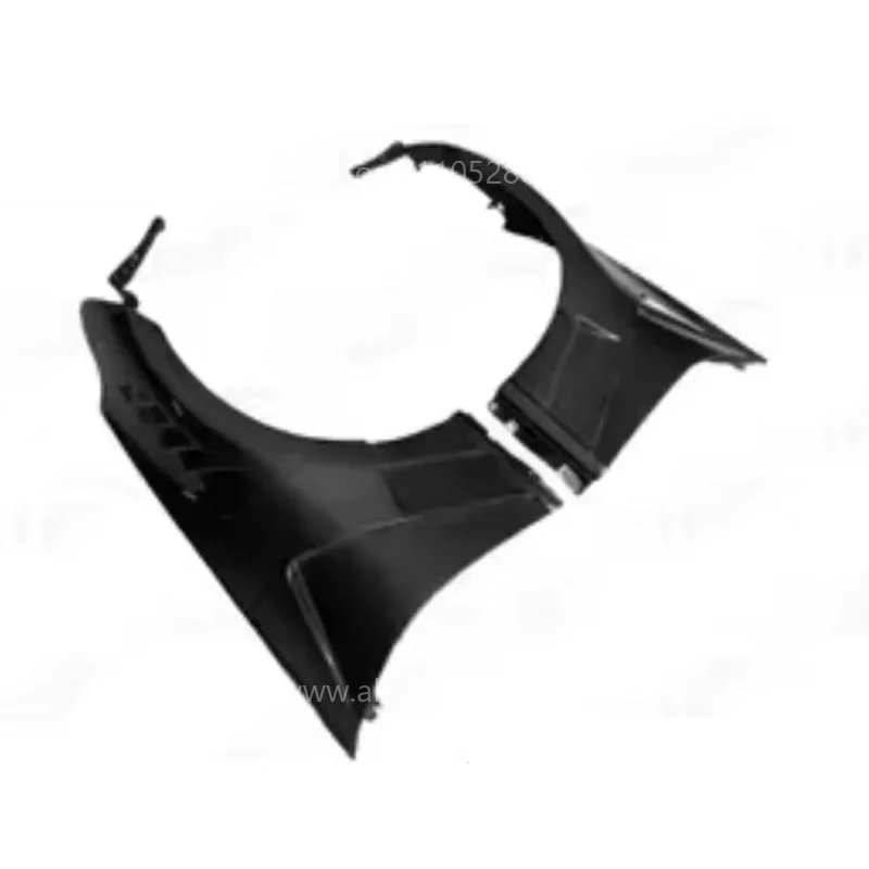 Lightweight and non-destructive upgrade modification for 2009-2020 Nissan Z34 370Z carbon fiber wide body mudguard front fender - view 2