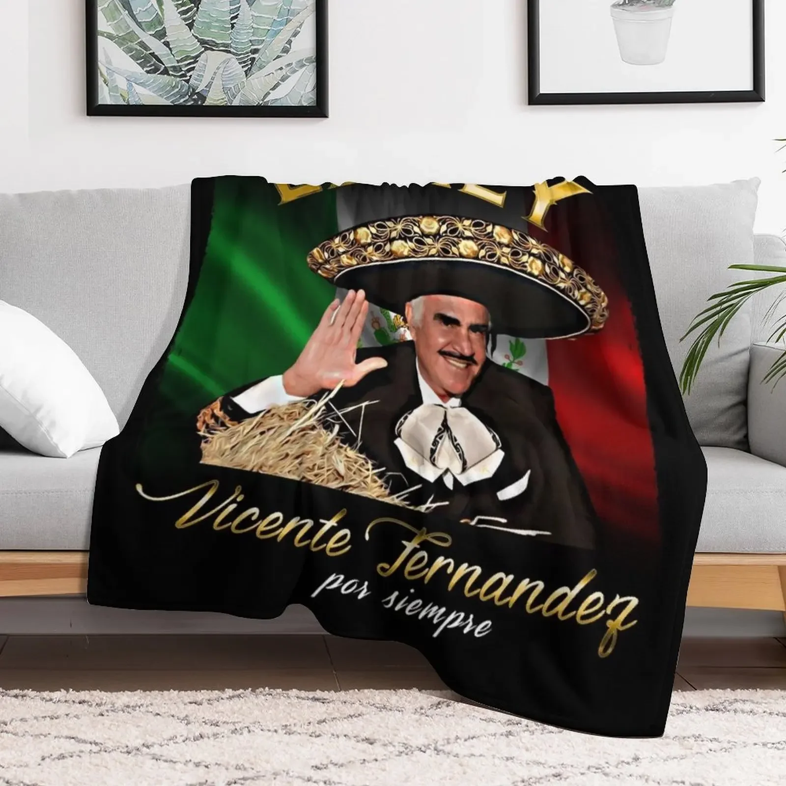 vicente forever Throw Blanket Cozy Sofa Blanket for TV Watching Napping