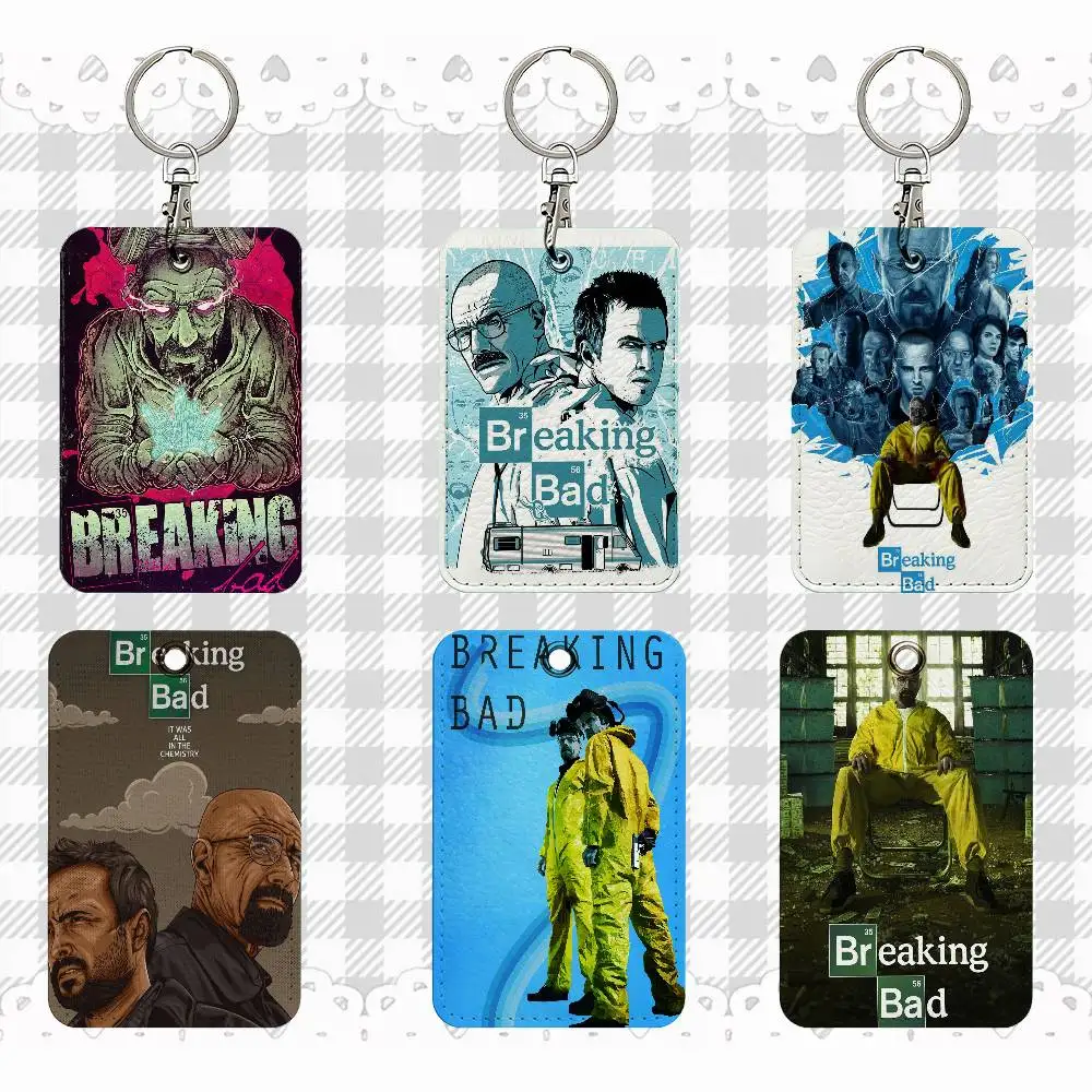 

Прямоугольный чехол для удостоверения личности «Во все тяжкие», брелок для ключей, сумка для ключей, кольцо для ключей, кожаный держатель для карт, кольцо для ключей, доступ