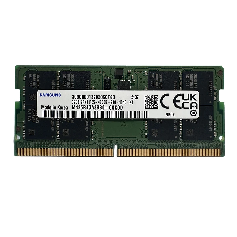 Samsung Notebook Ddr5 Ram 8Gb 16Gb 32Gb 4800Mhz Origineel Dus Dimm 262pin Voor Laptop Computer Dell Lenovo Asus Hp Geheugenstick