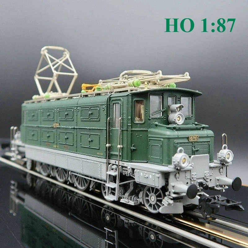 HO Scale 1/87 Train Model AE3/6 Electric Locomotive 25360 Digital Sound Effects Green Train Model Collectible Ornament Toy Gift