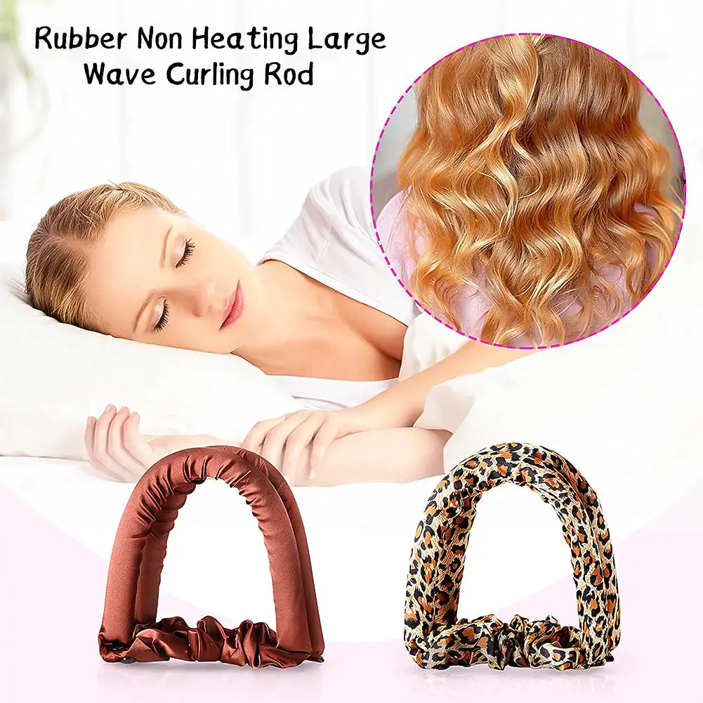Heatless Hair Curler Curly Hair No Heat Curly Hair Products Satin Rubber Headband Overnight Hair Styling Tools boucleur cheveux