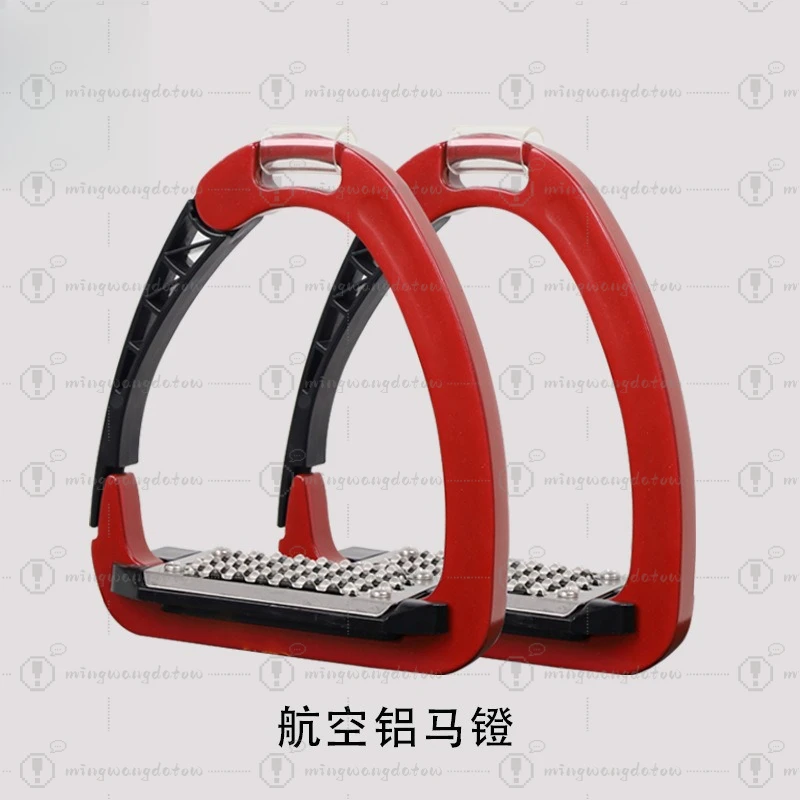Aviation Aluminum Stirrrup Durable Equestrian Sports Anti-skid Pedals Safety Stirrup Saddle Accessories Seat Supplies