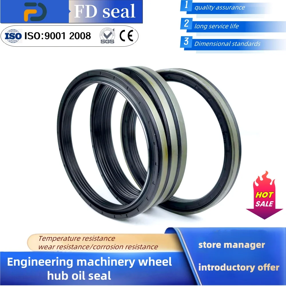 Wheel Hub Seal 140*170*14.5/16mm NBR 12016688B RWDR CASSETTE Engineering Parts Mechanical Seal Tractor Rubber Oil Seal ISO 9001