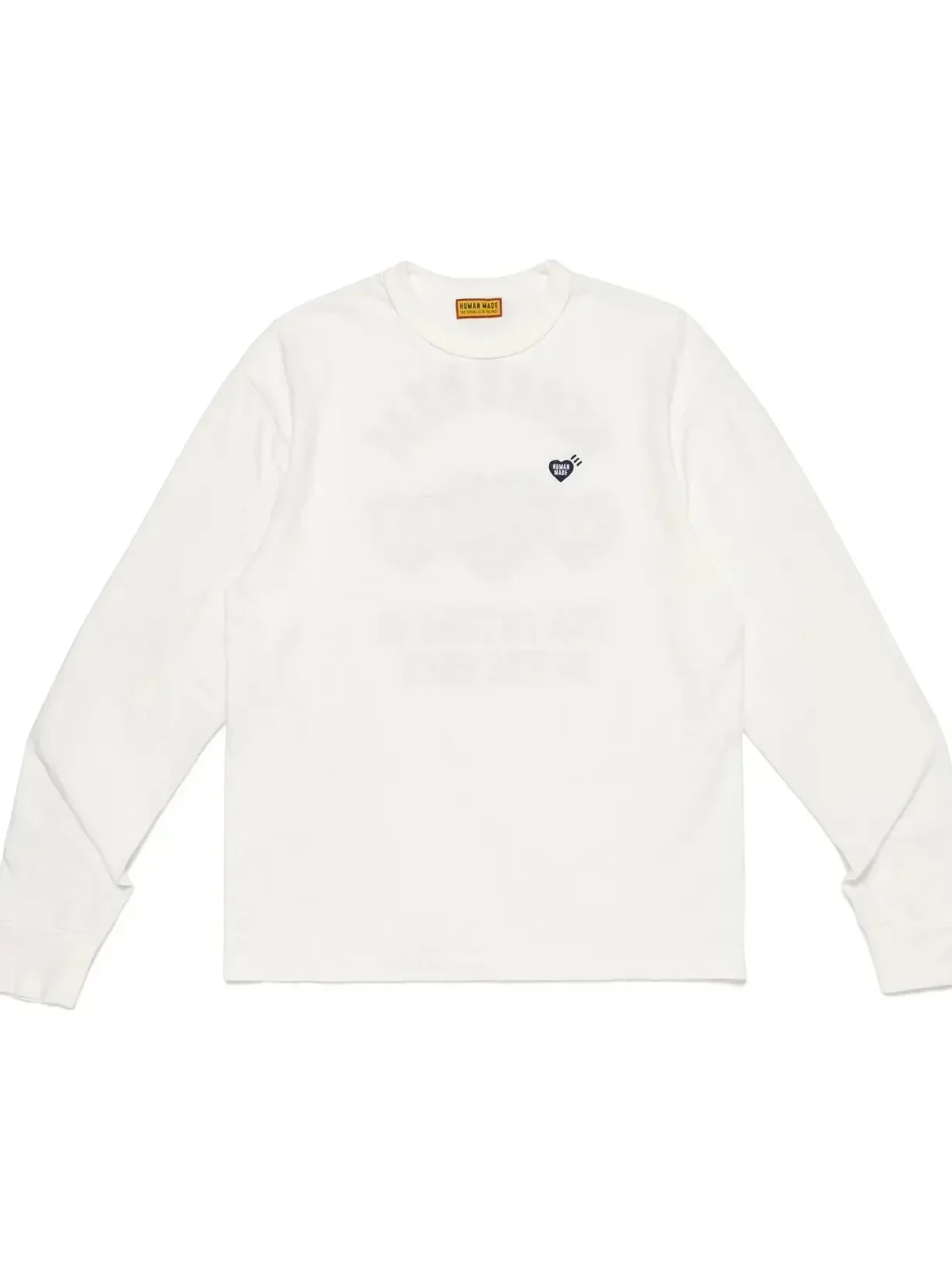 HUMAN MADE Heart Badge L/S T Shirt FW26 Fall Winter Unisex Boxy Fit 100% Cotton Japanese